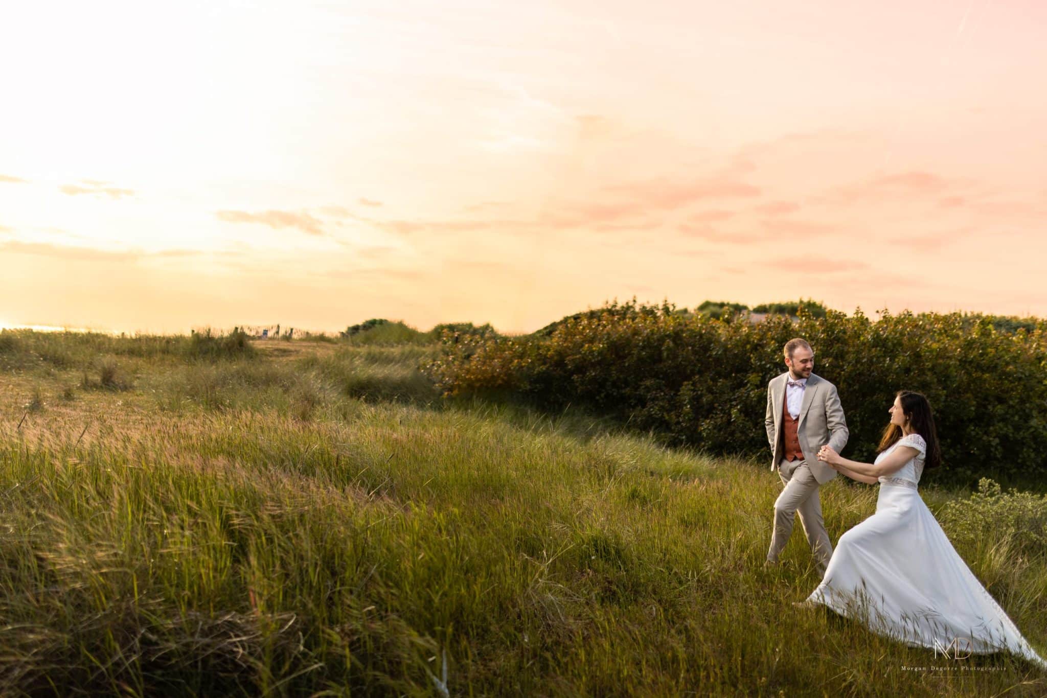 Séance after day Le Touquet, Aurélie et Jérémie, photographe mariage Julien Briche