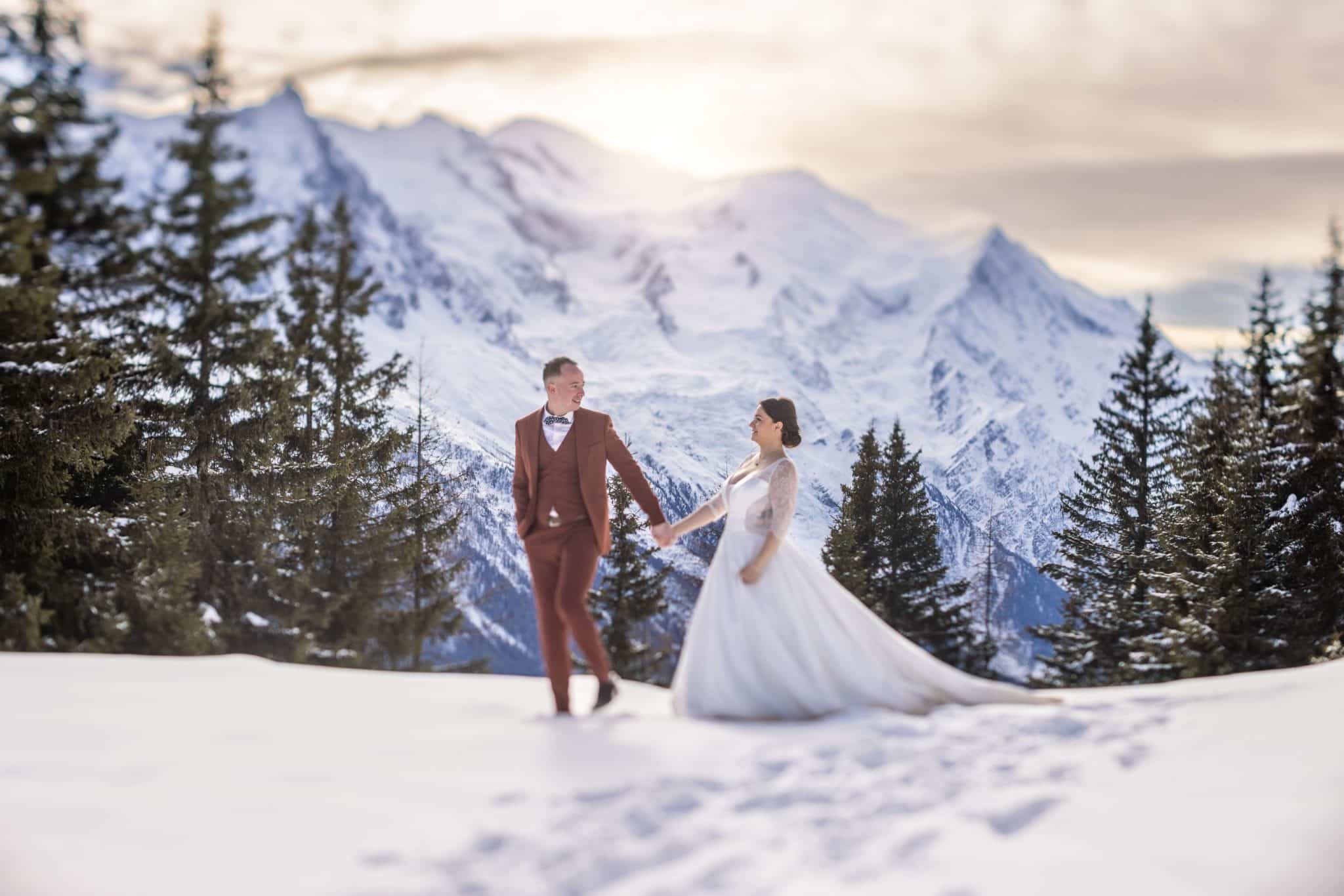 Photographe mariage Chamonix Morgan Degorre - Noémie et Eliott Alpes
