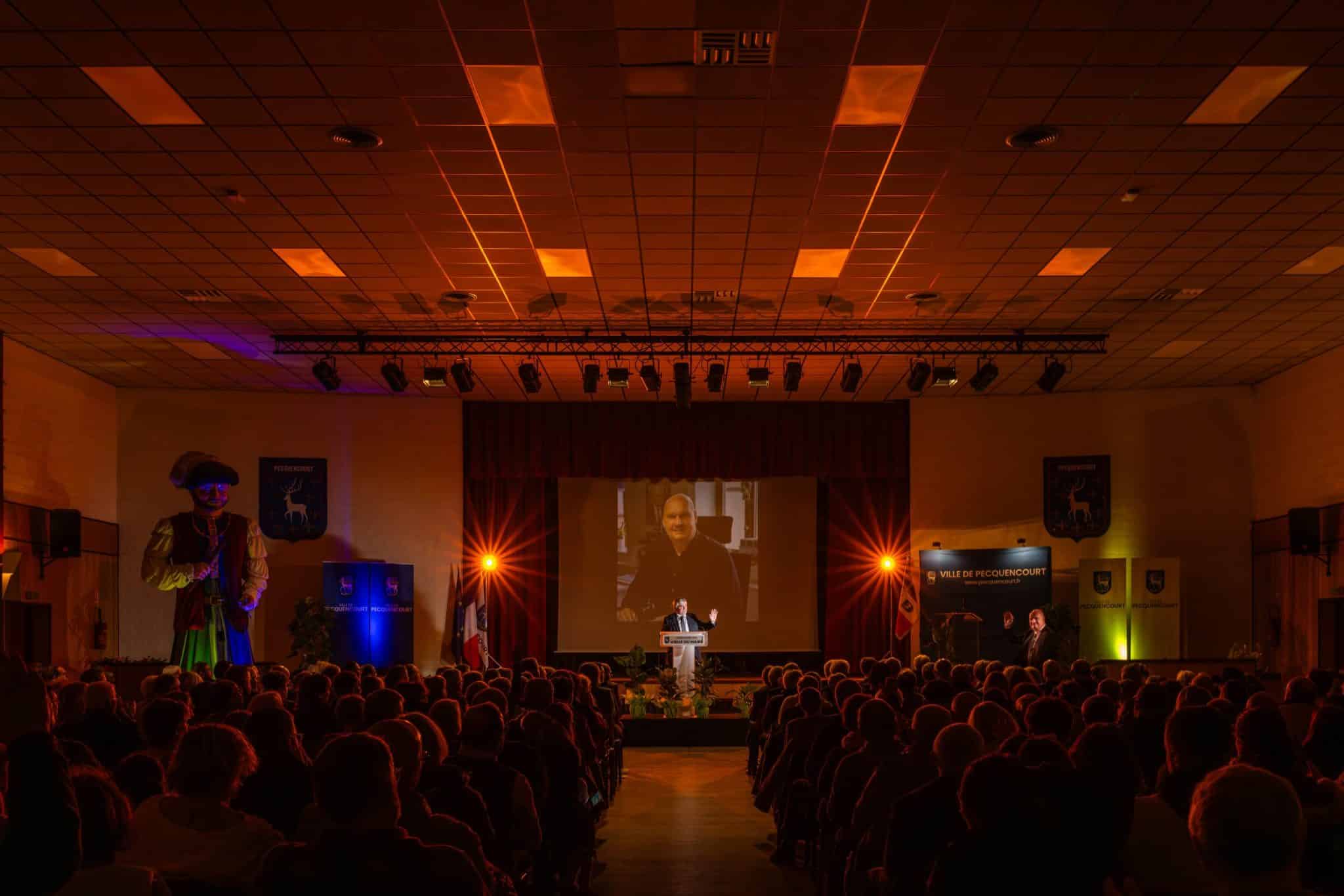 Photographe corporate Lille voeux maire Pecquencourt